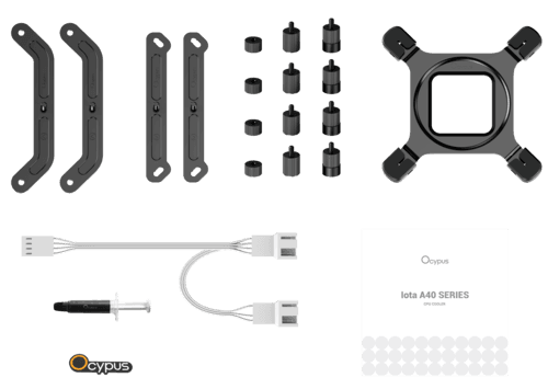 Ocypus Кулер для процессора Ocypus Iota A40 WH Dual Fan [Iota-A40-WH2NNWD00X-GL] белый, фото 19