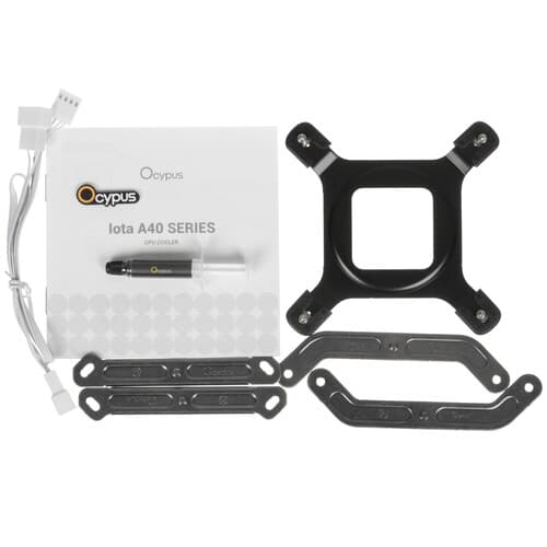 Ocypus Кулер для процессора Ocypus Iota A40 WH Dual Fan [Iota-A40-WH2NNWD00X-GL] белый, фото 9