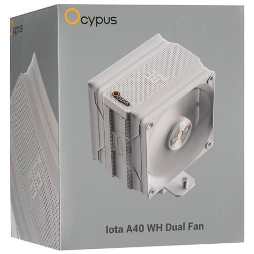 Ocypus Кулер для процессора Ocypus Iota A40 WH Dual Fan [Iota-A40-WH2NNWD00X-GL] белый, фото 11