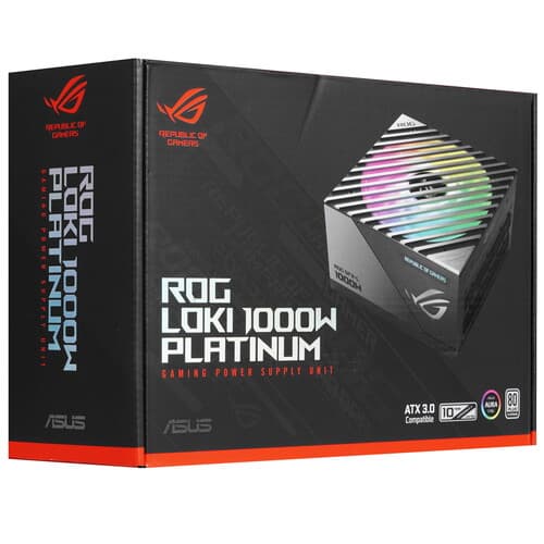 Блок питания ASUS ROG LOKI SFX-L 1000W Platinum [90YE00N1-B0NA00] серый, черный thumb 8