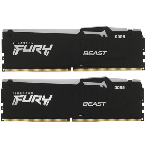 Kingston FURY Оперативная память Kingston FURY Beast Black RGB [KF556C36BBEAK2-32] 32 ГБ, фото 2