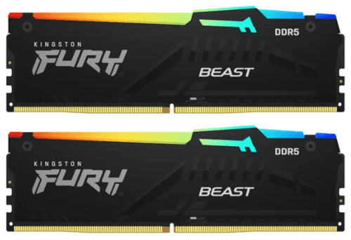 Kingston FURY Оперативная память Kingston FURY Beast Black RGB [KF556C36BBEAK2-32] 32 ГБ