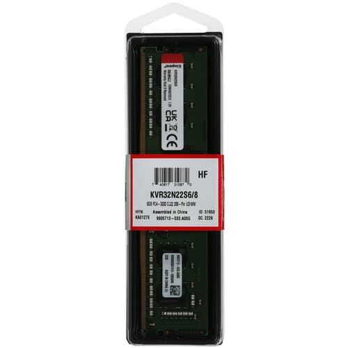 Kingston Оперативная память Kingston ValueRAM [KVR32N22S6/8] 8 ГБ, фото 3