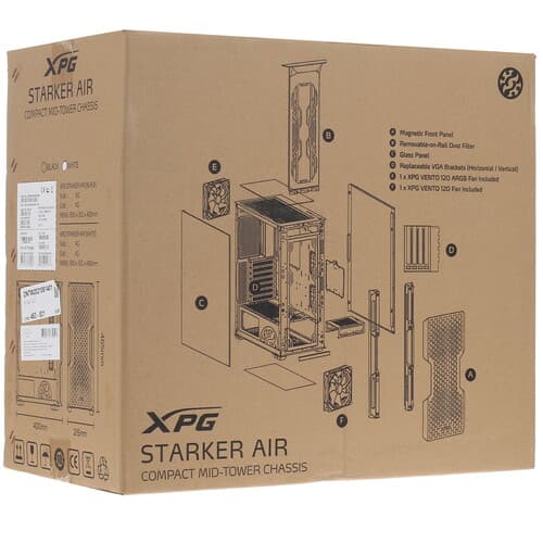 Корпус ADATA XPG STARKER AIR [STARKERAIR-WHCWW] белый thumb 15
