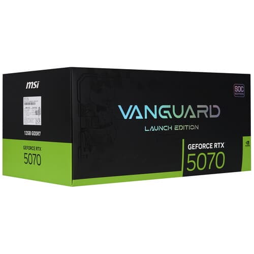 MSI Видеокарта MSI GeForce RTX 5070 VANGUARD SOC LAUNCH EDITION [RTX 5070 12G VANGUARD SOC LAUNCH EDITION], фото 13