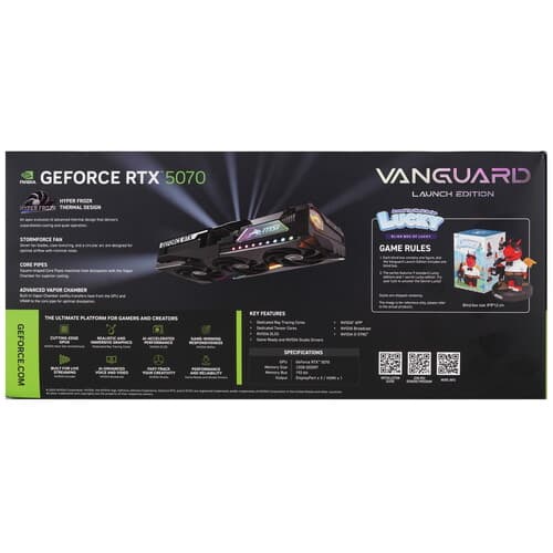 MSI Видеокарта MSI GeForce RTX 5070 VANGUARD SOC LAUNCH EDITION [RTX 5070 12G VANGUARD SOC LAUNCH EDITION], фото 12