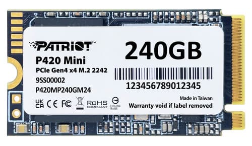 240 ГБ M.2 NVMe накопитель Patriot P420 Mini [P420MP240GM24] thumb 1