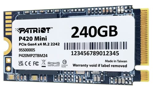 240 ГБ M.2 NVMe накопитель Patriot P420 Mini [P420MP240GM24] thumb 4