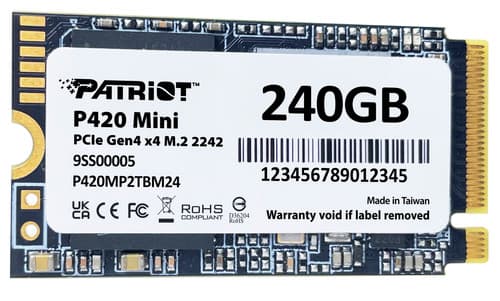 240 ГБ M.2 NVMe накопитель Patriot P420 Mini [P420MP240GM24] thumb 2