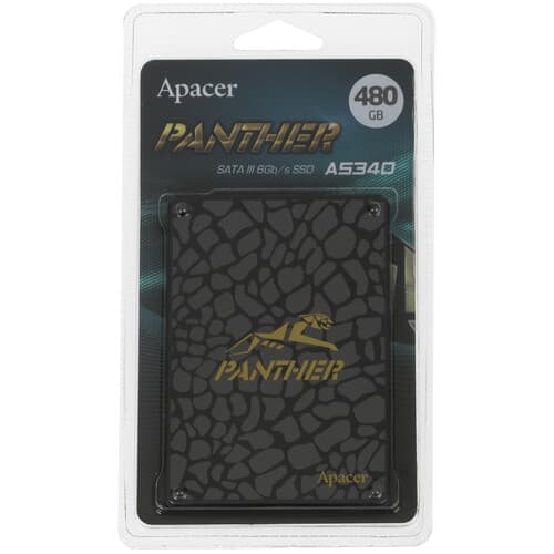 Apacer 480 ГБ 2.5" SATA накопитель Apacer AS340 PANTHER [AP480GAS340G-1], фото 5