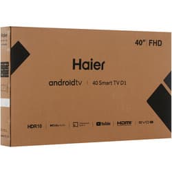 Haier 40" (101 см) Телевизор Haier 40 Smart TV D1 черный, фото 12