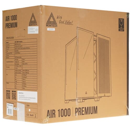 Корпус MONTECH AIR 1000 PREMIUM [AIR 1000 PREMIUM (W)] белый thumb 17