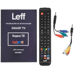 Leff 42.5" (108 см) Телевизор Leff 43U580T черный, фото 11