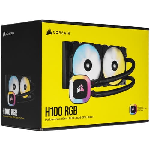 Система охлаждения Corsair H100 RGB черная thumb 11