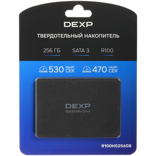 DEXP 256 ГБ 2.5" SATA накопитель DEXP R100 [R100HG256GB]