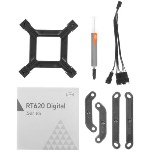PCCooler Кулер для процессора PCCooler RT620Pro Digital BK [RT620Pro-BKNWYL-GL] черный, фото 9