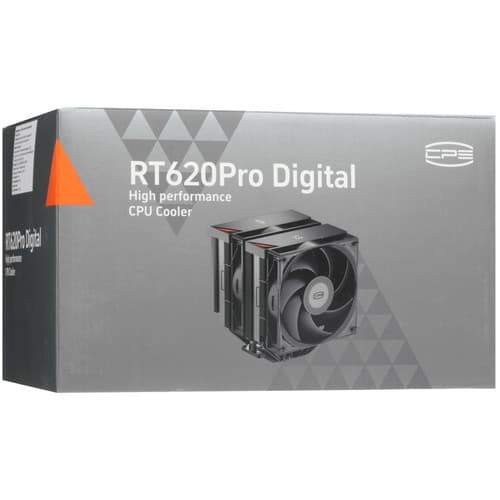 PCCooler Кулер для процессора PCCooler RT620Pro Digital BK [RT620Pro-BKNWYL-GL] черный, фото 11