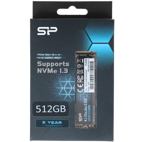 512 ГБ M.2 NVMe накопитель Silicon Power P34A60 [SP512GBP34A60M28] thumb 3