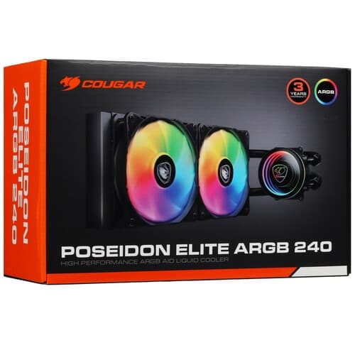 Cougar Система охлаждения Cougar Poseidon Elite 240 ARGB черная, фото 11