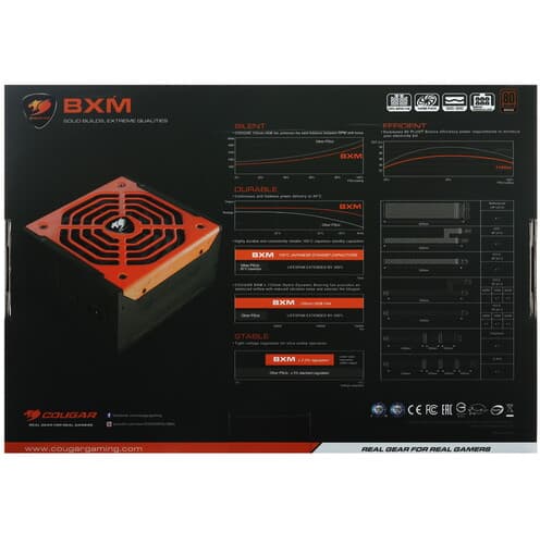 Блок питания Cougar BXM 700W [CGR BXM-700] оранжевый, черный thumb 7