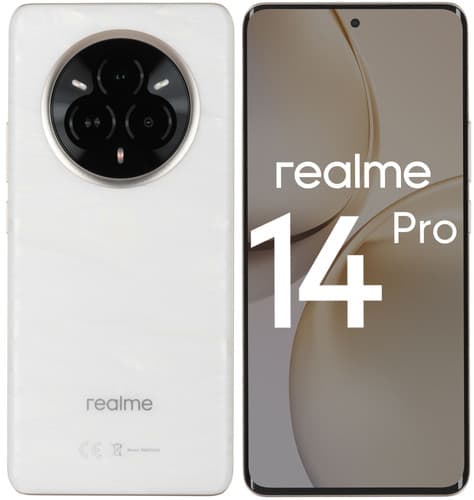 realme 6.77" Смартфон realme 14 Pro 256 ГБ белый