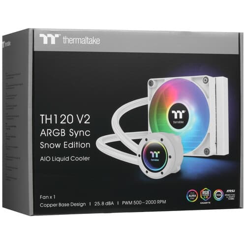 Система охлаждения Thermaltake TH120 V2 ARGB Sync  белая thumb 10