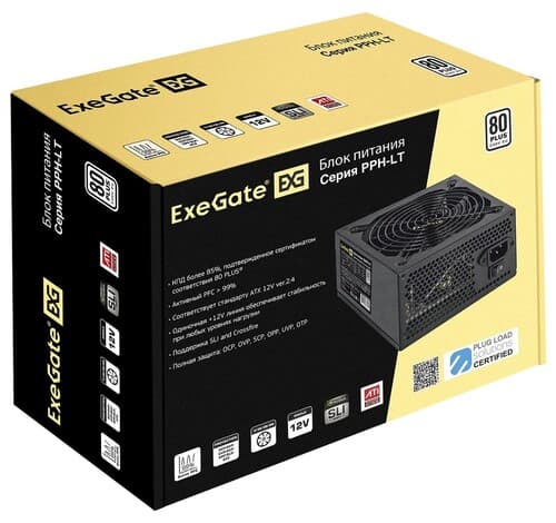 Блок питания ExeGate 750PPH-LT [EX292341RUS] черный thumb 13