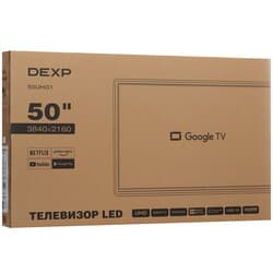 DEXP 50" (127 см) Телевизор DEXP 50UHG1 черный, фото 11
