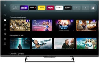 Sber 50" (126 см) Телевизор Sber SDX-50UQ6000MBA черный, фото 4