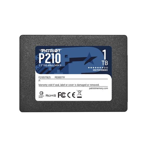 Patriot Memory 1000 ГБ 2.5" SATA накопитель Patriot Memory P210 [P210S1TB25]