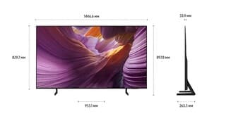 Samsung 65" (163 см) Телевизор Samsung QE65S85FAEXRU черный, фото 9