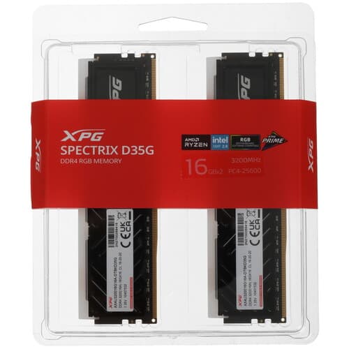 XPG (ADATA) Оперативная память ADATA XPG SPECTRIX D35G RGB [AX4U320016G16A-DTBKD35G] 32 ГБ, фото 4