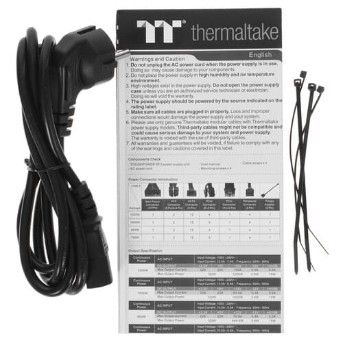Блок питания Thermaltake Toughpower GF3 750W [PS-TPD-0750FNFAGE-4] черный thumb 7