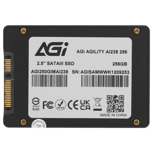AGI 256 ГБ 2.5" SATA накопитель AGI AI238 [AGI250GIMAI238], фото 2