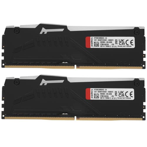 Kingston FURY Оперативная память Kingston FURY Beast Black RGB [KF556C40BBAK2-64] 64 ГБ, фото 3