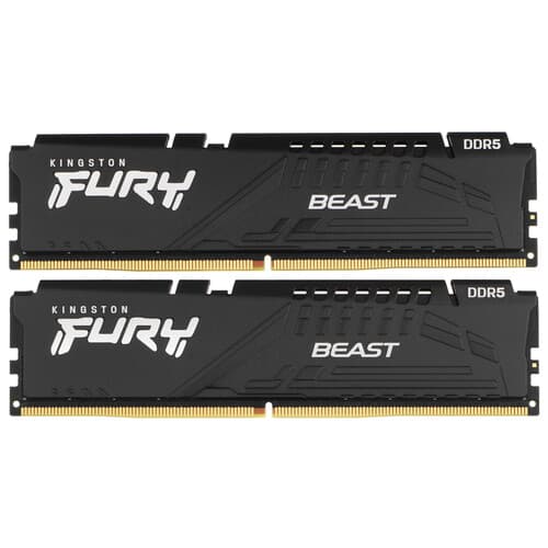 Kingston FURY Оперативная память Kingston Fury Beast Black AMD [KF560C36BBEK2-64] 64 ГБ