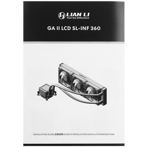 Система охлаждения LIAN LI GALAHAD II LCD SL-INF 360  белая thumb 9