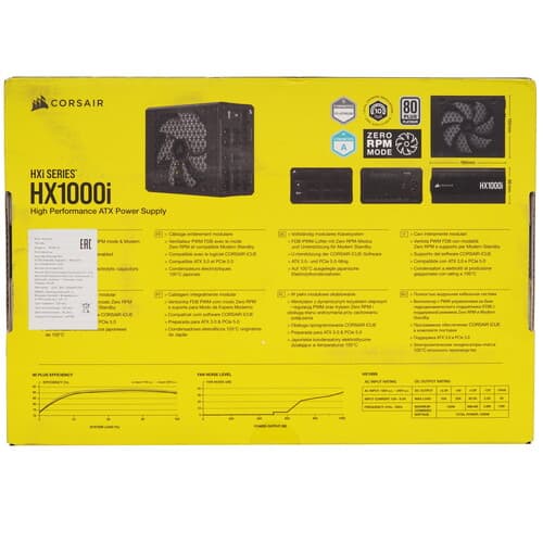 Блок питания Corsair HX1000i 1000W [CP-9020259-CN] черный thumb 9