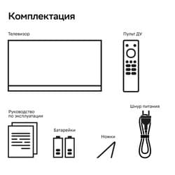 Sber 55" (140 см) Телевизор Sber SDX-55UQ6000DGA серый, фото 11