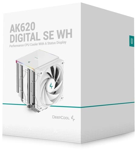 DEEPCOOL Кулер для процессора DEEPCOOL AK620 DIGITAL SE [R-AK620-BKADMN-GJD] белый, фото 10