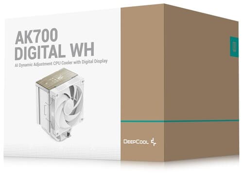 DEEPCOOL Кулер для процессора DEEPCOOL AK700 DIGITAL WH [R-AK700-WHNDMN-GJD] белый, фото 9