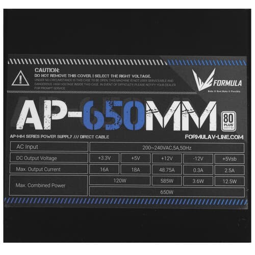 Блок питания Formula AP-650ММ [AP-650ММ] черный thumb 4