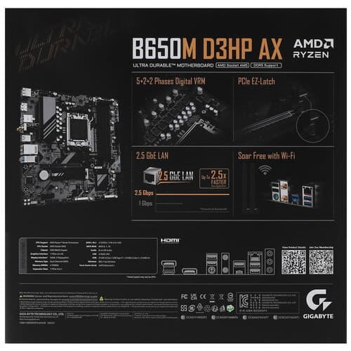 Материнская плата GIGABYTE B650M D3HP AX thumb 7
