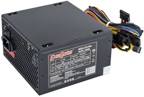 Блок питания ExeGate XP700 [EX259609RUS-S] черный