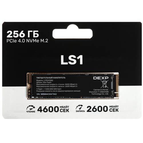 256 ГБ M.2 NVMe накопитель DEXP LS1 thumb 1