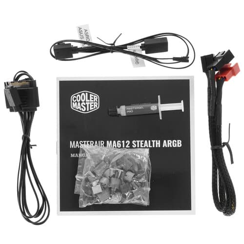 CoolerMaster Кулер для процессора Cooler Master MasterAir MA612 Stealth ARGB [MAP-T6PS-218PA-R1] черный, фото 11