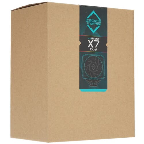 Iceberg Thermal Кулер для процессора Iceberg Thermal IceSLEET X7 [ICESLEETX7-D0A] бирюзовый, фото 13