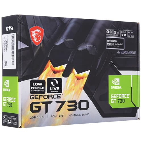 MSI Видеокарта MSI GeForce GT 730 [N730K-2GD3/LP], фото 10