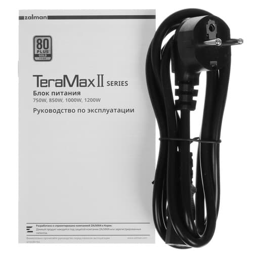 Блок питания ZALMAN TeraMax II 750W [ZM750-TMX2] черный thumb 8