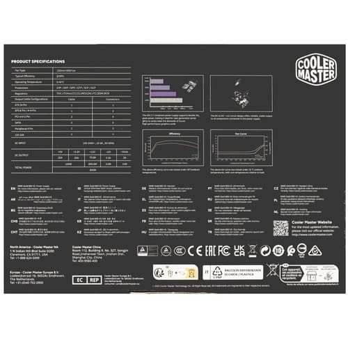 Блок питания Cooler Master MWE GOLD 850 V3 [MPE-8506-ACAG-BEU] черный thumb 6